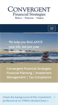 Mobile Screenshot of convergentfinancialstrategies.com
